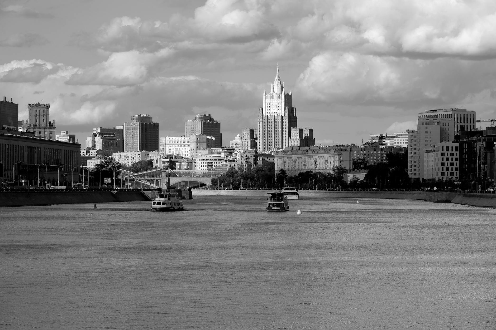 moscow skyline photography